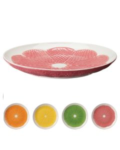 Dessert plate Fruits, stoneware, assorted colors, Dia. 18 cm
