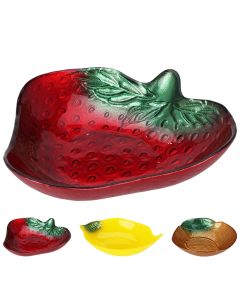 Tas në formë frutash, qelq, ngjyra të ndryshme, Dia. 15 cm