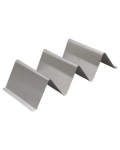 Sandwich & Tapas Holder, stainless steel, silver color, 21.5x10 cm