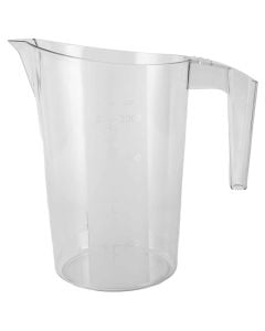Enë matëse, plastike, transparente, 2000 ml / Dia. 14.9  H 23 cm