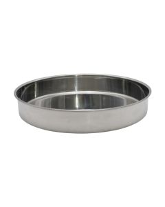 Baking pan, stainless steel, silver color, Dia. 32 x 5.8 cm