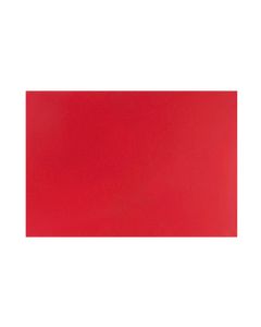 Professional cutting board, polyethylene, red, 52x32x2 cm