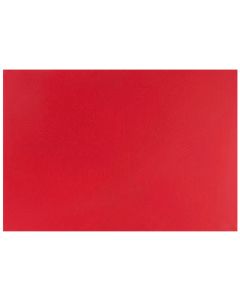 Professional cutting board, polyethylene, red, 60x40x2 cm