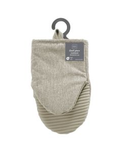 Pinch kitchen gloves Adam, cotton/silicone, beige, 24.5x14.5 cm