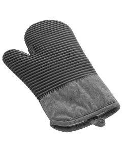 Kitchen gloves Adam, cotton/silicone, grey, 30x18 cm