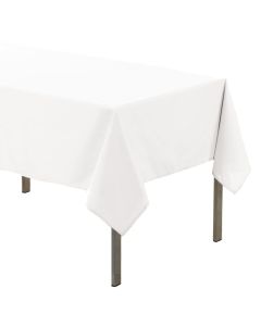 Tablecloth Essentiel, polyester, white, 140x200 cm