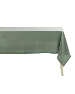 Tablecloth Charline, cotton, green, 140x240 cm