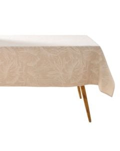 Tablecloth Lorenza, polycotton, beige, 140x240 cm
