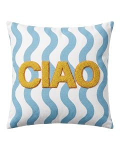 Coolvibes decorative pillow for outdoor use, 55% cotton/45% polyester, light blue, 45x45 cm