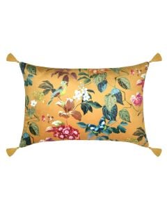 Emmy decorative pillow, 27% cotton/73% polyester, mustard color, 46x60 cm