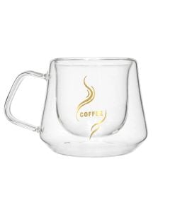 Tea cup, glass, transparent, 200 ml / Dia. 7.8 x H 8.5 cm