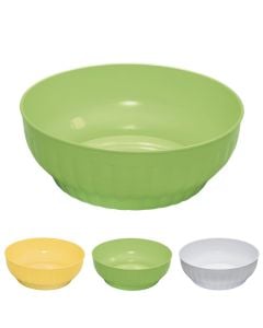 Salad Bowl, plastic, assorted colors, 1.5 L / Dia. 20 x H 7.3 cm