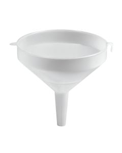Funnel, plastic, white, Dia. 10 cm