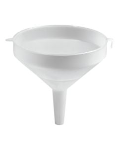 Funnel, plastic, white, Dia. 15 cm