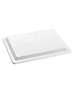 Lid for professional fridge basin, plastic, white, 40x30x1 cm