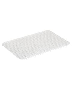 Draining gril, plastic, white, 55.5x36x2 cm