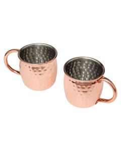 Gotë kokteili Moscow (Pk2), inoks, rozë gold, 470 ml / Dia. 8.6 x H 8.6 cm