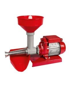 Artus No. 3 electric tomato sauce machine, aluminium, red/grey, 50x25x39 cm
