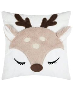 Gabin pillow for children, 100% polyester, beige, 40x40 cm