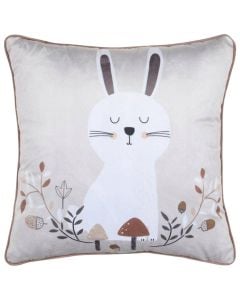 Gabin pillow for children, 100% polyester, white, 40x40 cm