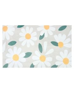Rrugicë Camille, 91% gomë/8% poliestër/1% elastan, natyrale, 45x75 cm