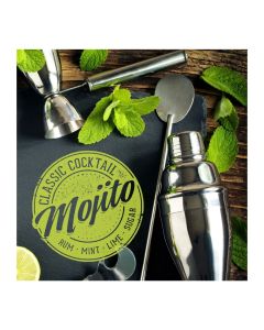 Mojito table napkins (Pck 20), paper, multicolored, 33x33 cm