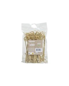 Cocktail/antipaste stick (Pck 50), bamboo, natural, 12 cm