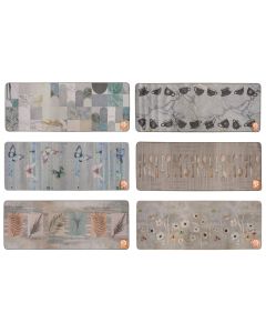 Rrugicë kuzhine Capri, 100% poliestër, shumëngjyrësh, 50x130 cm