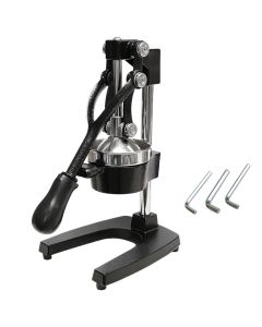 Pomergranate and fruits manual juicer, cast iron/stainless steel, black/silver, 22x17.5x39.5 cm