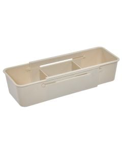 Organizues rafti me zgjatim Stora, polipropilen, bezhë, 38.5x10x6.3 cm
