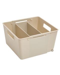 Organizues rafti me zgjatim Stora, polipropilen, bezhë, 38.5x25x15 cm