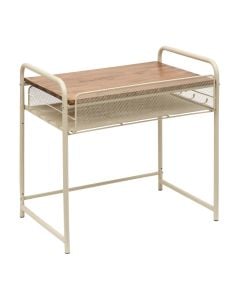 Raft organizimi për mikrovalë Telma, çelik, bezhë, 55x37.1x51.1 cm