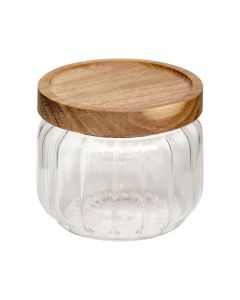 Harmony jar with lid, borosilicate glass, transparent, 300 ml / Dia. 9 x H 8.5 cm