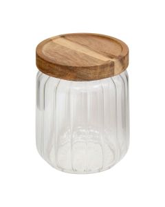 Harmony jar with lid, borosilicate glass, transparent, 500 ml / Dia. 9 x H 12.5 cm