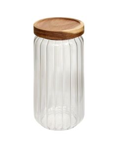 Harmony jar with lid, borosilicate glass, transparent, 1 L / Dia. 9 x H 20 cm