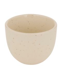 Wonja Espresso cup, ceramic, warm white, 10 cl / Dia. 6.1 x H 5.3 cm