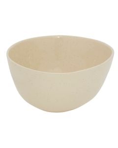 Wonja salad bowl, ceramic, cream, 26.2x25x12.5 cm