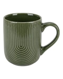 Lya mug, ceramic, green, 30 cl / 11x7.8x10 cm