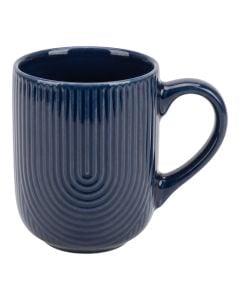 Lya mug, ceramic, blue, 30 cl / 11x7.8x10 cm