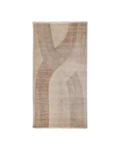 Rug Flow, 100% polypropylene and polyester, beige/cream, 80x150 cm
