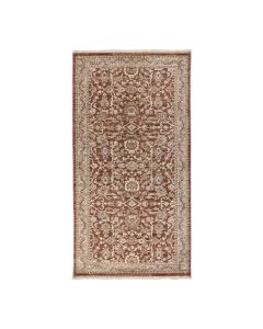 Rug Flow, 100% polypropylene and polyester, terracotta, 80x150 cm