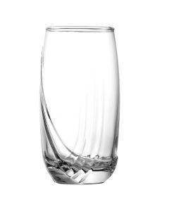 Gotë uji,36 cl, Pk 6, Dia.6x13.2 cm, (ngjyrë transparente), qelq
