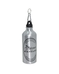 Camping flask, alloy, silver, 600 ml