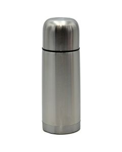 Camping flask, stainless steel, silver, 350 ml