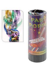 Fishekzjarr leter, "Party", për festa, polipropilen, miks, 10.5 cm, 1 copë