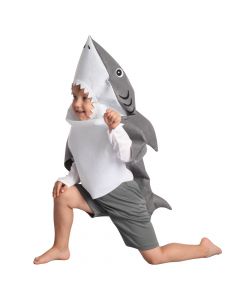 Veshje Halloween për beba, "Peshkaqen", 80-92 cm, gri