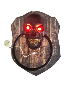 Kafke qeni halloweeni, me varje, plastik, 26x20x10 cm, kafe