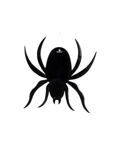 Spider decoration, 2x3 cm, 6 pieces, black