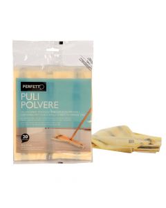 Floor cleaning cloth, 'Perfetto', 80% polyester, 45x30 cm, Yellow, 20 pieces