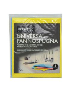Kitchen cleaning cloth, "Perfetto",  assorted, 5 pieces